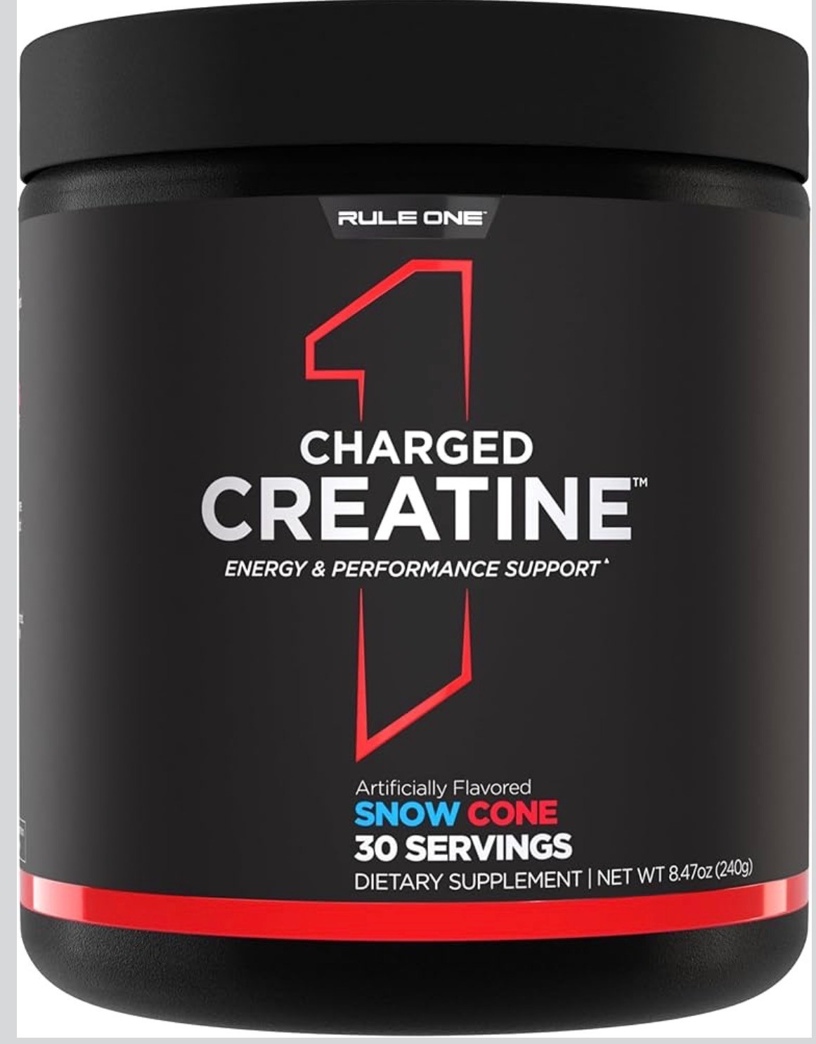 Rule One Charged Creatine Multi-Source Creatine, Energy, & Hydration 30 servings