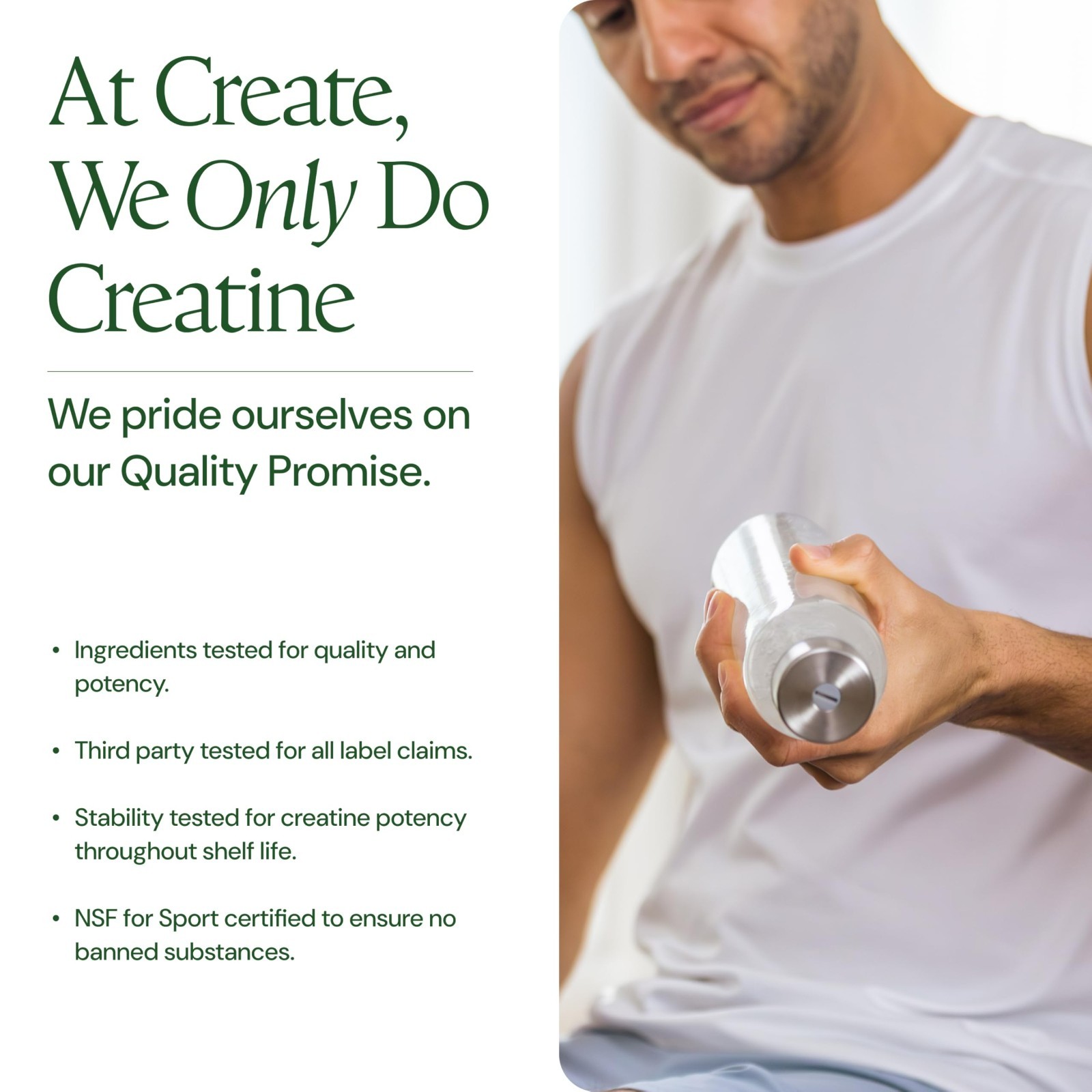 Creatine Monohydrate Powder – Unflavored, 30 Single-Serve Packs, Vegan, Sugar-Fr