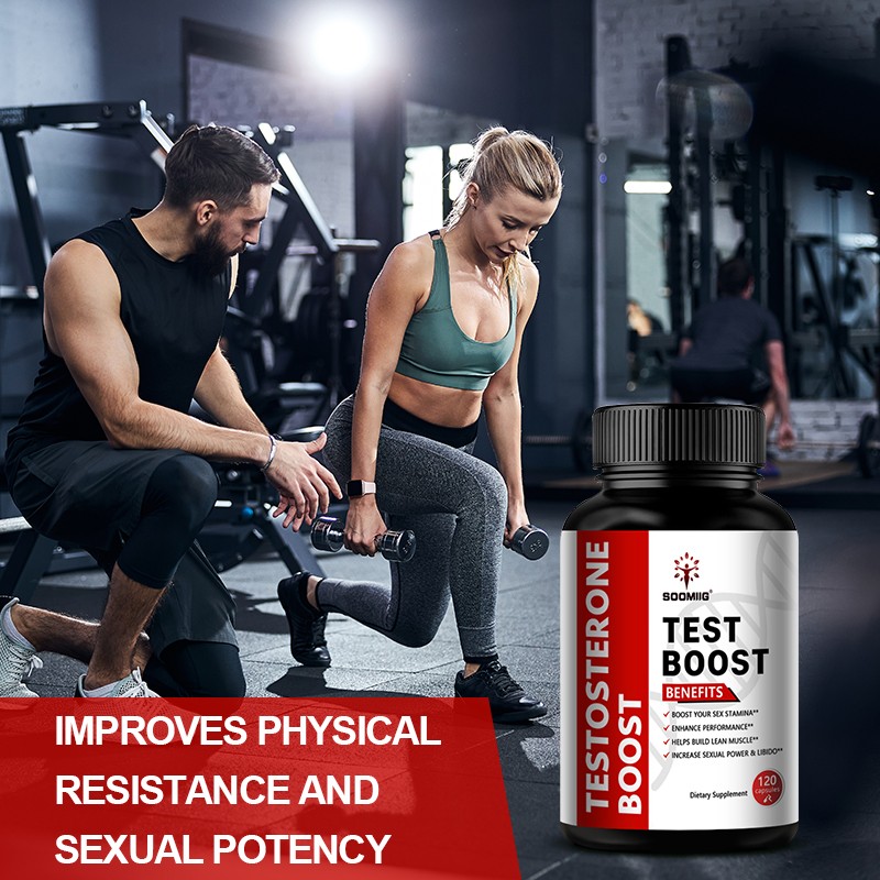 TEST BOOST Max Men Testosterone Strength Build Muscle Power Sex bOOst, 120 CAPS