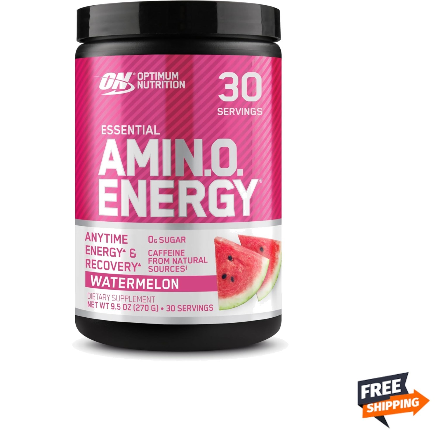 Pre Workout Powder Watermelon Green Tea BCAA Keto Energy Focus Muscle Recovery