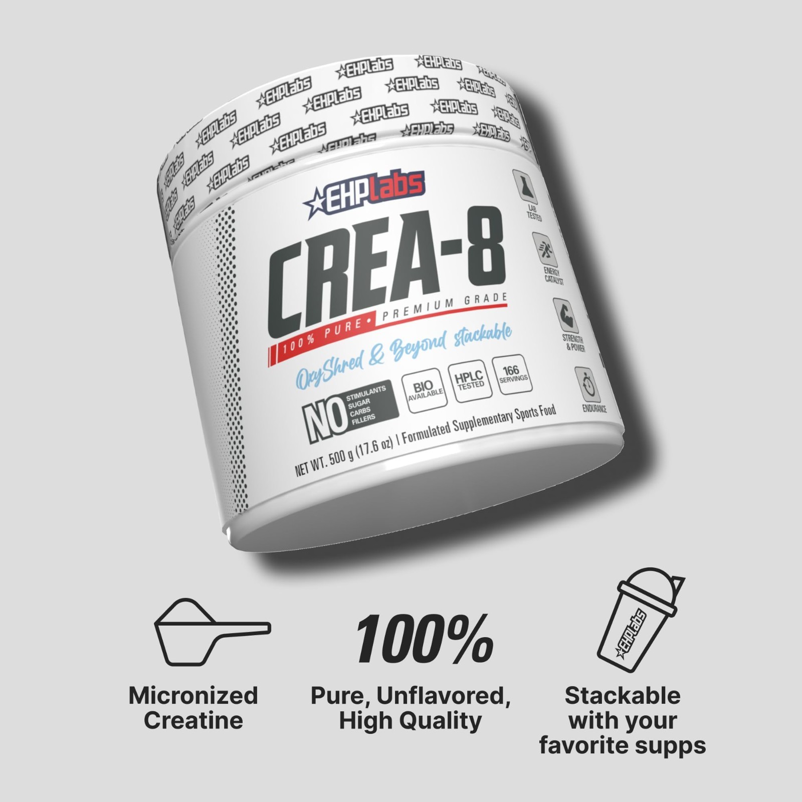 Micronized Creatine Monohydrate Powder, Unflavored, 100 Servings – Muscle Growth