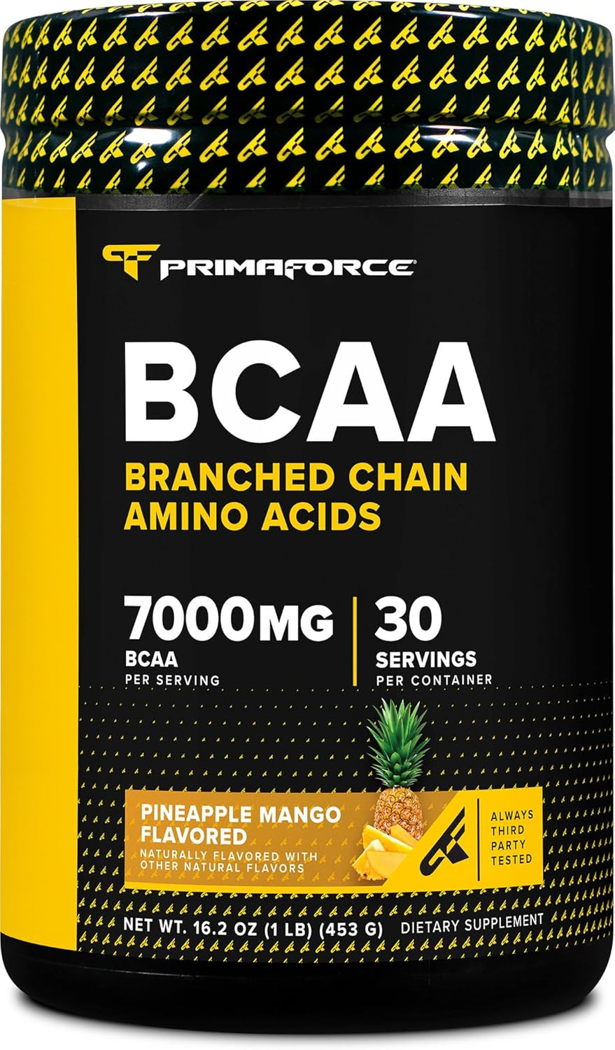 BCAA Powder (Pineapple Mango) 30 Servings per Container – 2:1:1 Bcaas, Post-Work