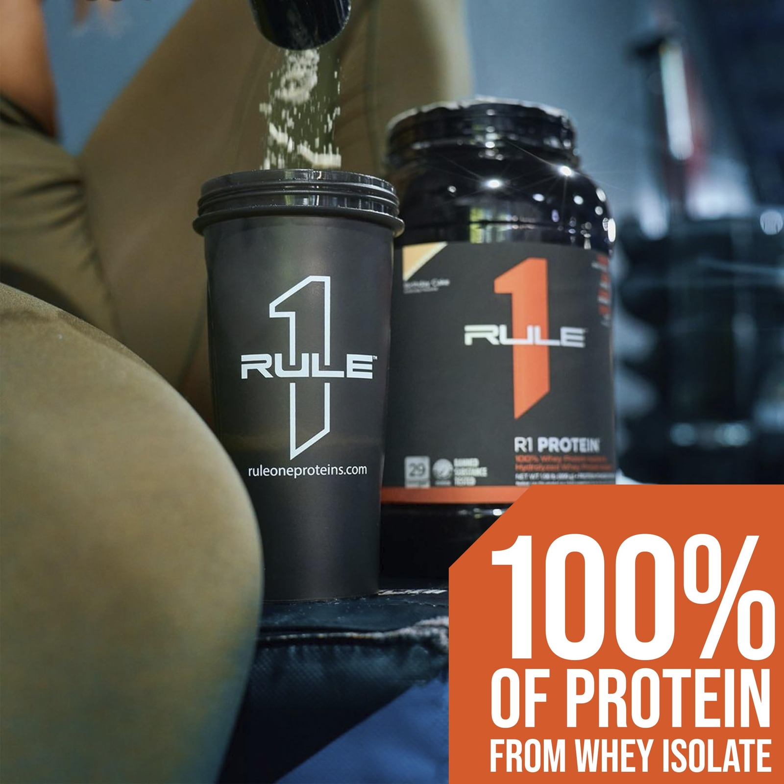 Rule 1 R1 Protein Vanilla Creme – 5.03 lbs Powder – 25g Whey Isolate & Hydrol…