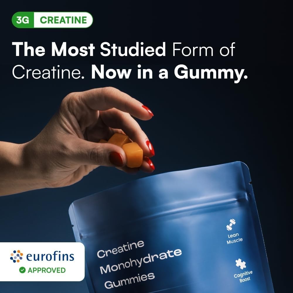 Amazing Omni Creatine Monohydrate Gummies (Peach) 30 Servings -Few Units Left