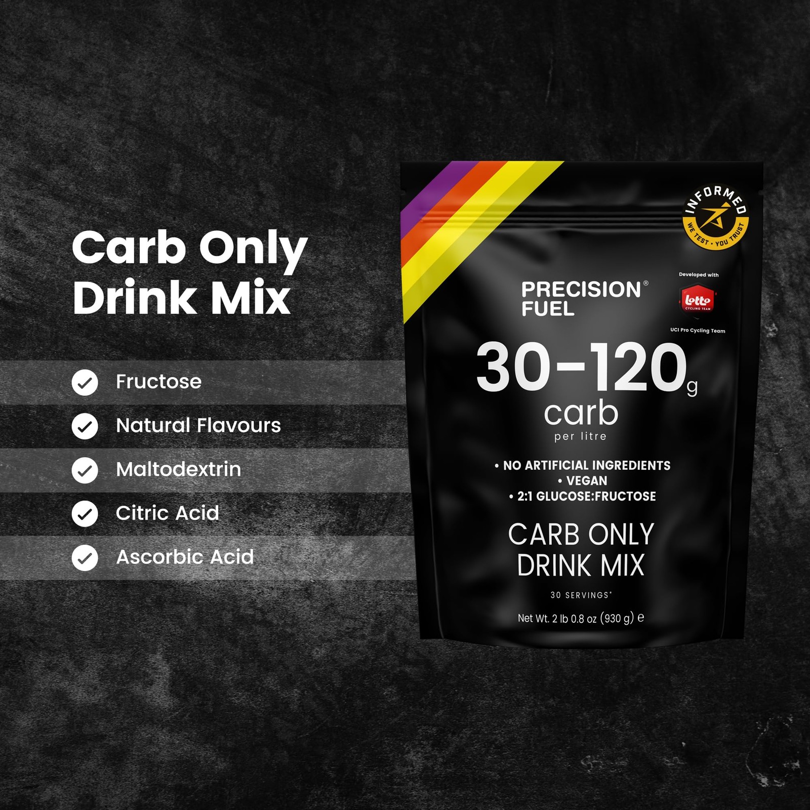 Precision Hydration Precision Fuel Pf Carb Only Drink Mix – High Carbohydrate
