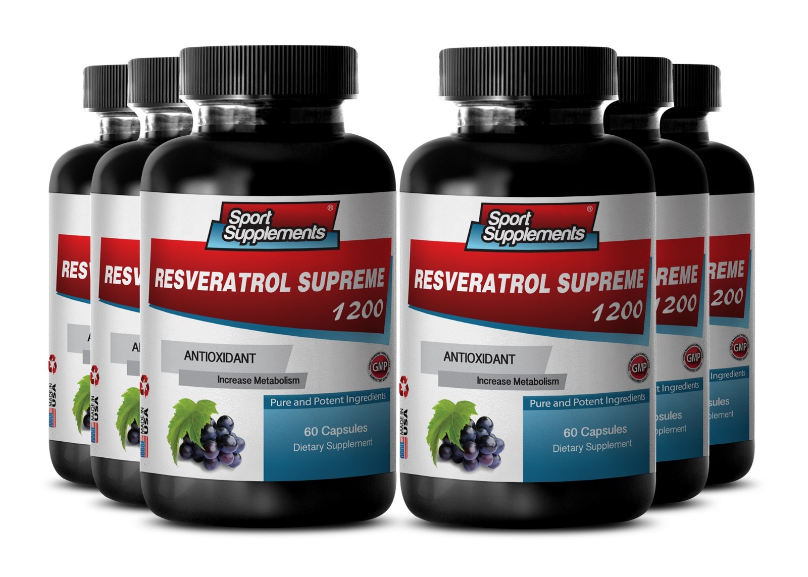 Trans Resveratrol Powder – New Resveratrol 1200mg – Fat Burner Pills 6B