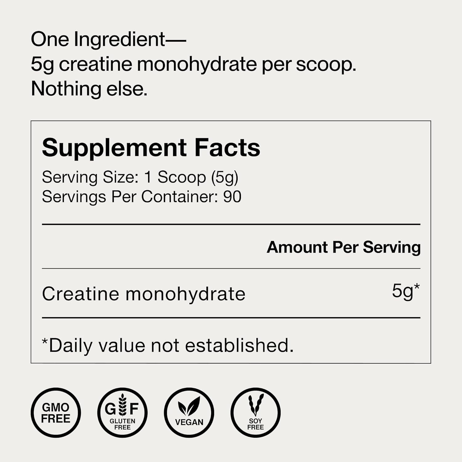 Creatine Monohydrate Powder – Boost Performance & Recovery, 15.8oz Canister