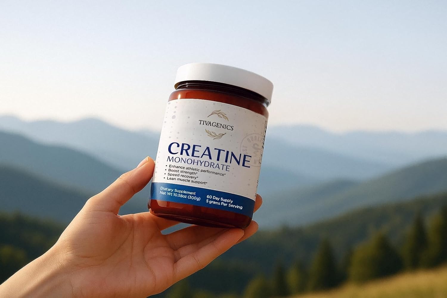 Pure Creatine Monohydrate Powder 300g – High Absorption, Micronized. 09/2026 *