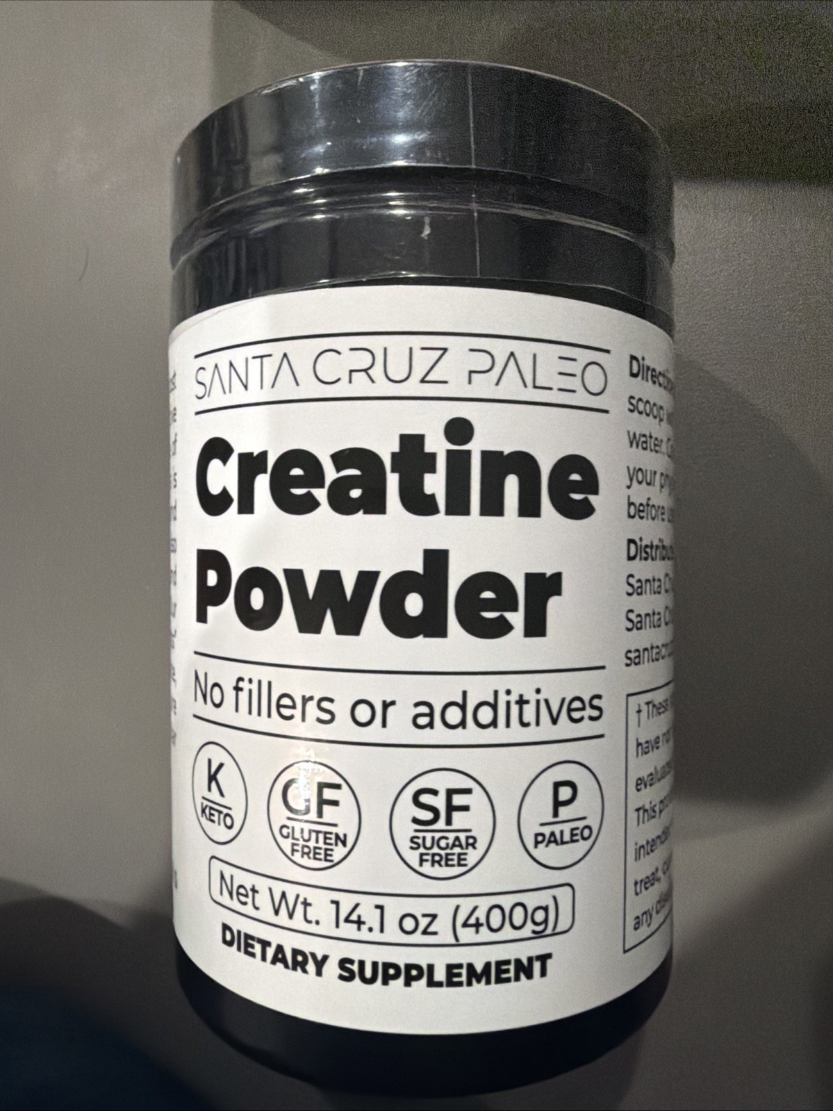 Santa Cruz Paleo Creatine Powder exp 1/27