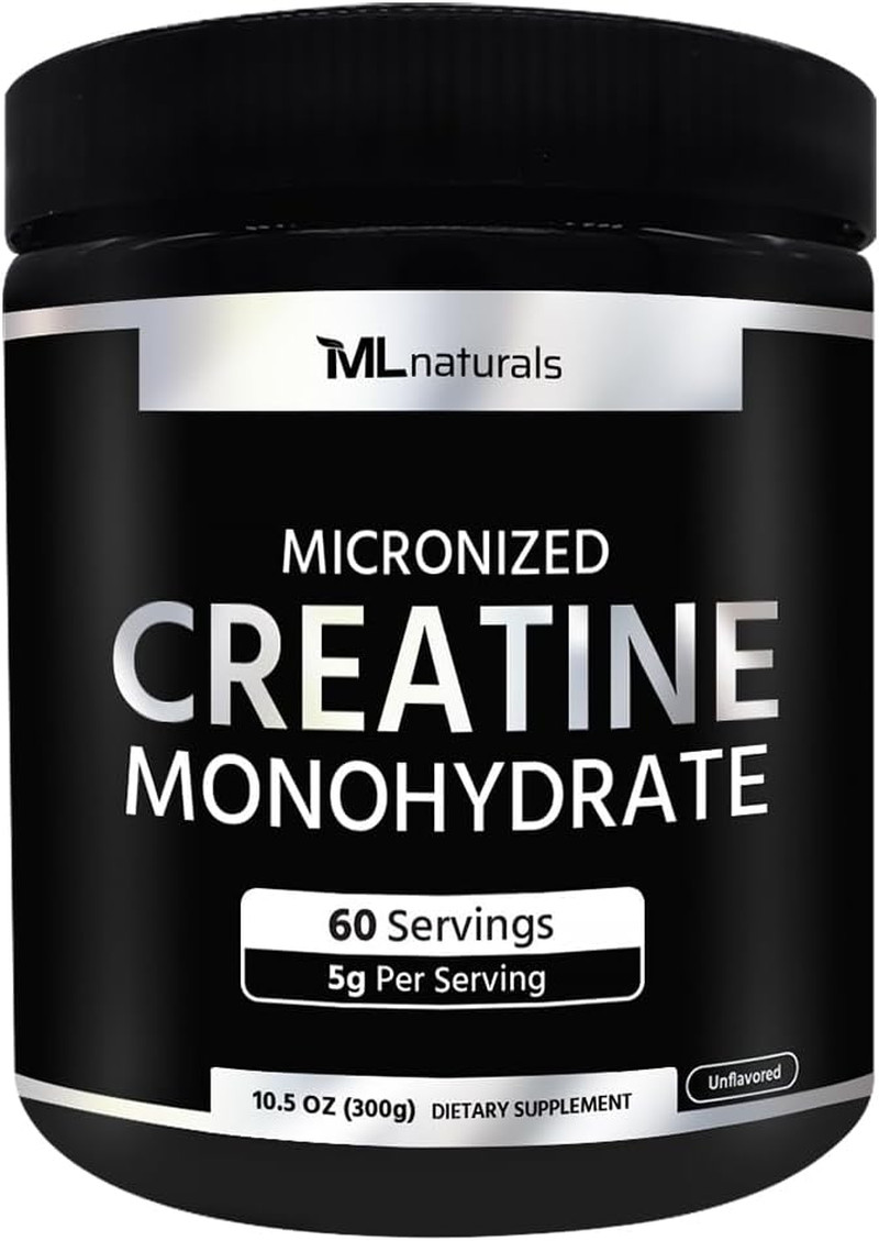 Micronized Creatine Monohydrate 5G (Per Serving) – 300G (10.5Oz) – 60 Servings –