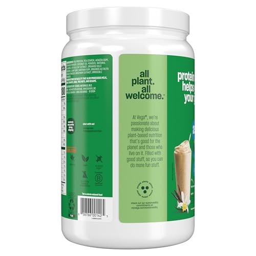 Vega Protein And Greens Protein Powder Vanilla – 20G Plant Based Protein Plus