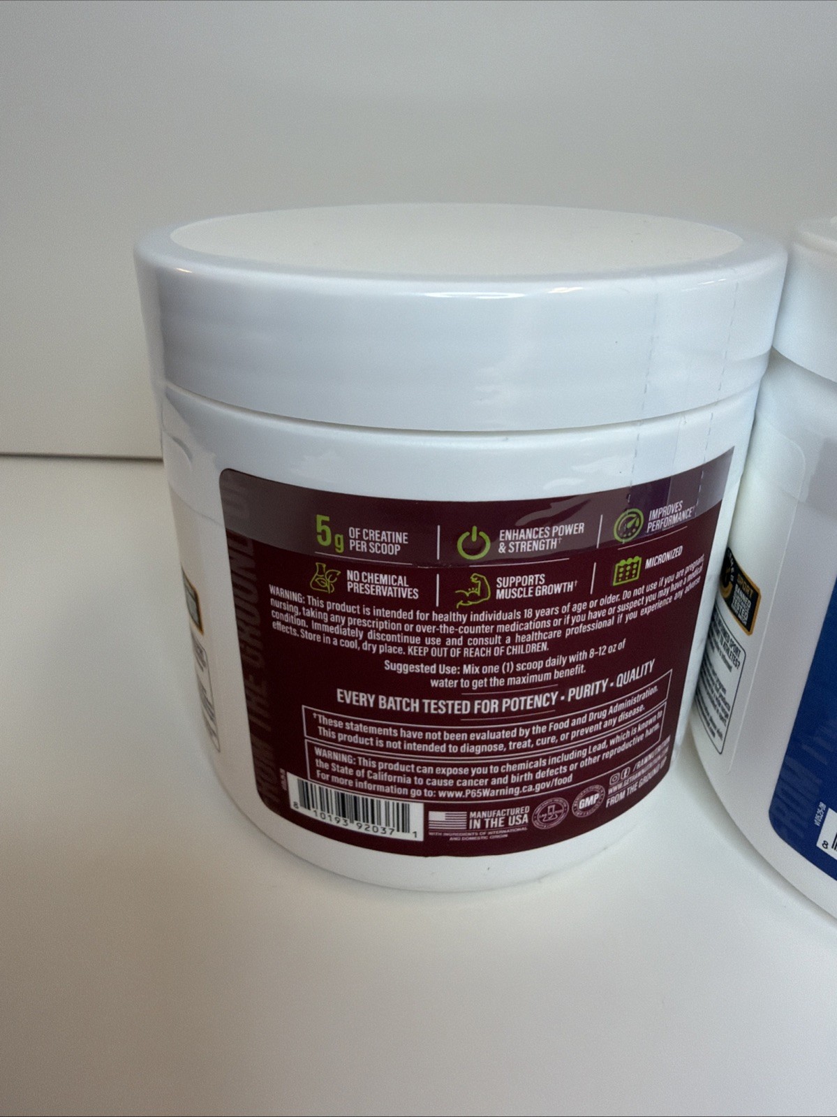Raw Nutrition Creatine Monohydrate – Pack Of 2 New – Cherry Limeade & Blue Ras