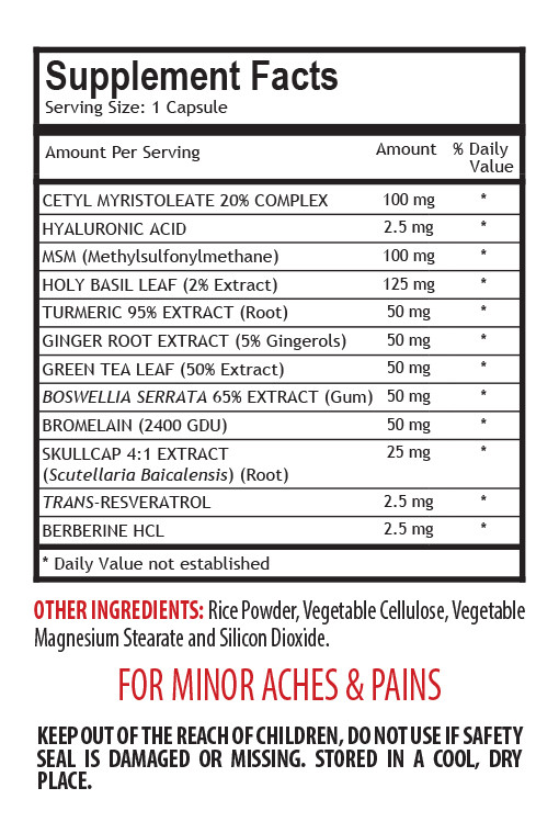 pain free for women – PAIN RELIEF MEGA FORMULA 610MG 3B – antioxidant anti aging