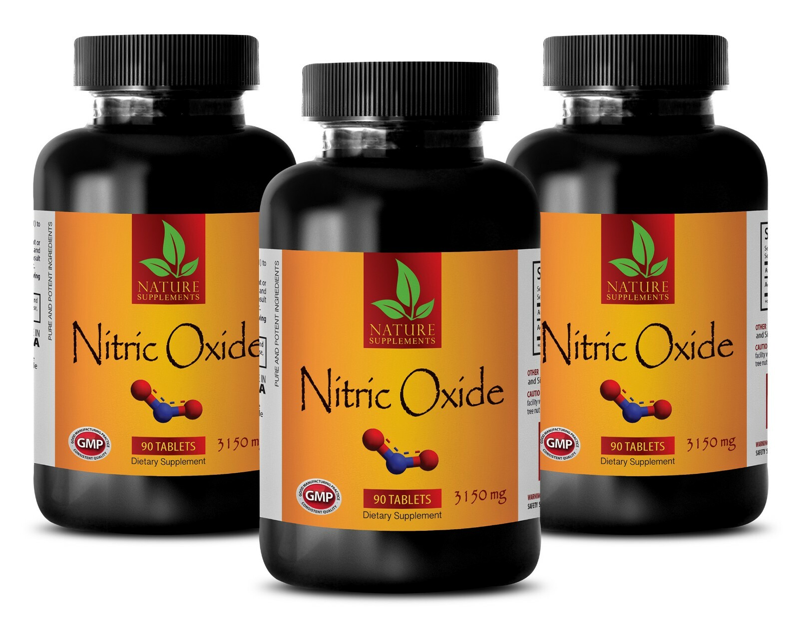 pre workout pills – NITRIC OXIDE 3150mg – post workout muscle recovery 3 Bottles