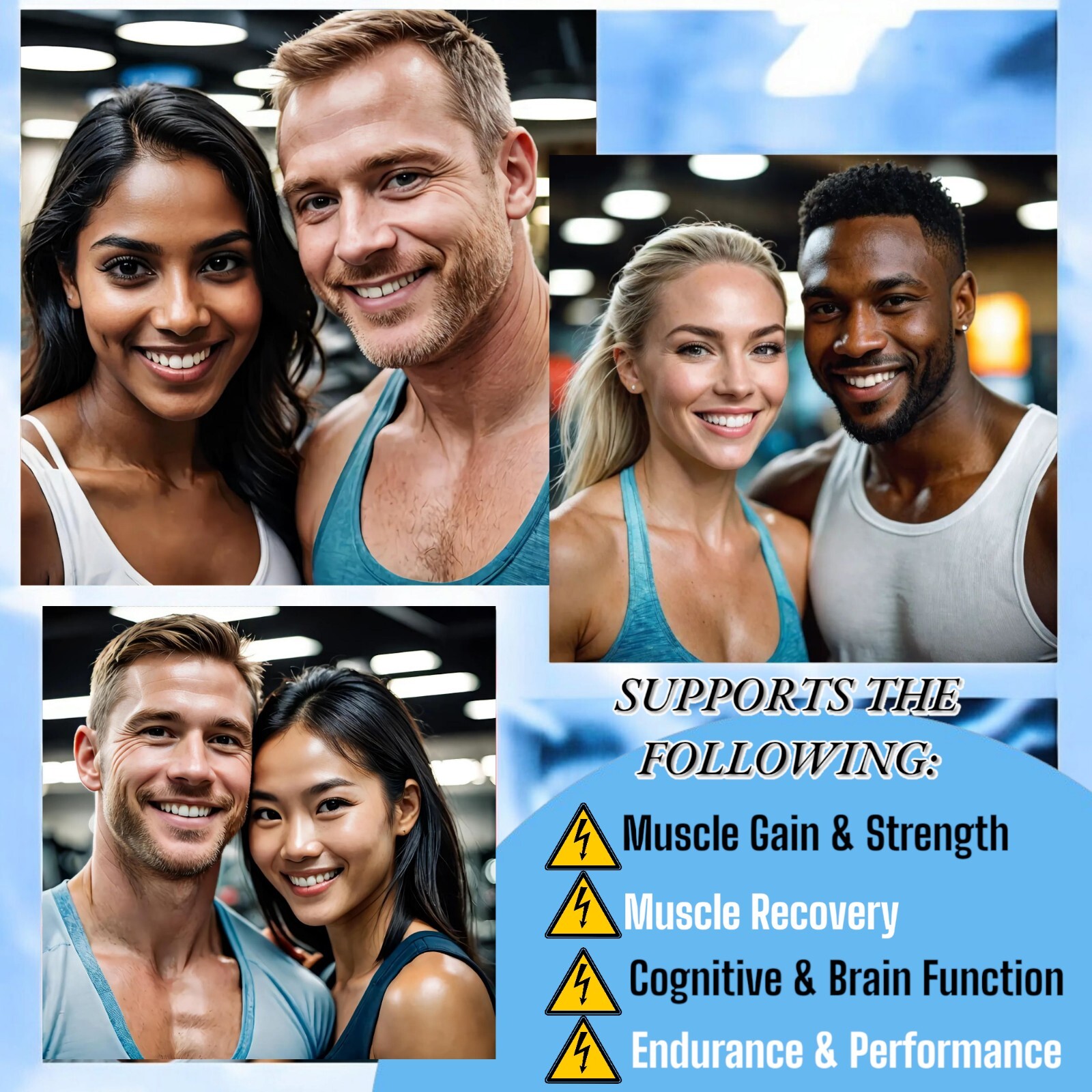 2 x Bottle CREATINE GUMMIES 2500MG Creatine Monohydrate Mixed Berry 120 Ct Lot