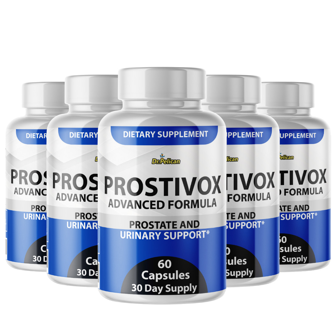 Prostivox- Prostate & Urinary Support- 5 Bottles- 300 Capsules