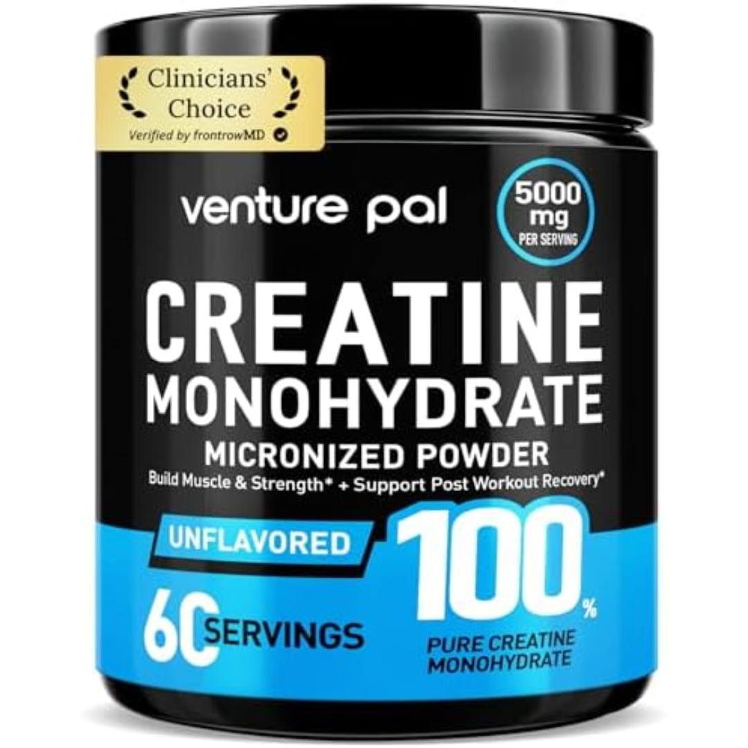 100% Pure Micronized Creatine Monohydrate Powder – 5g Unflavored…