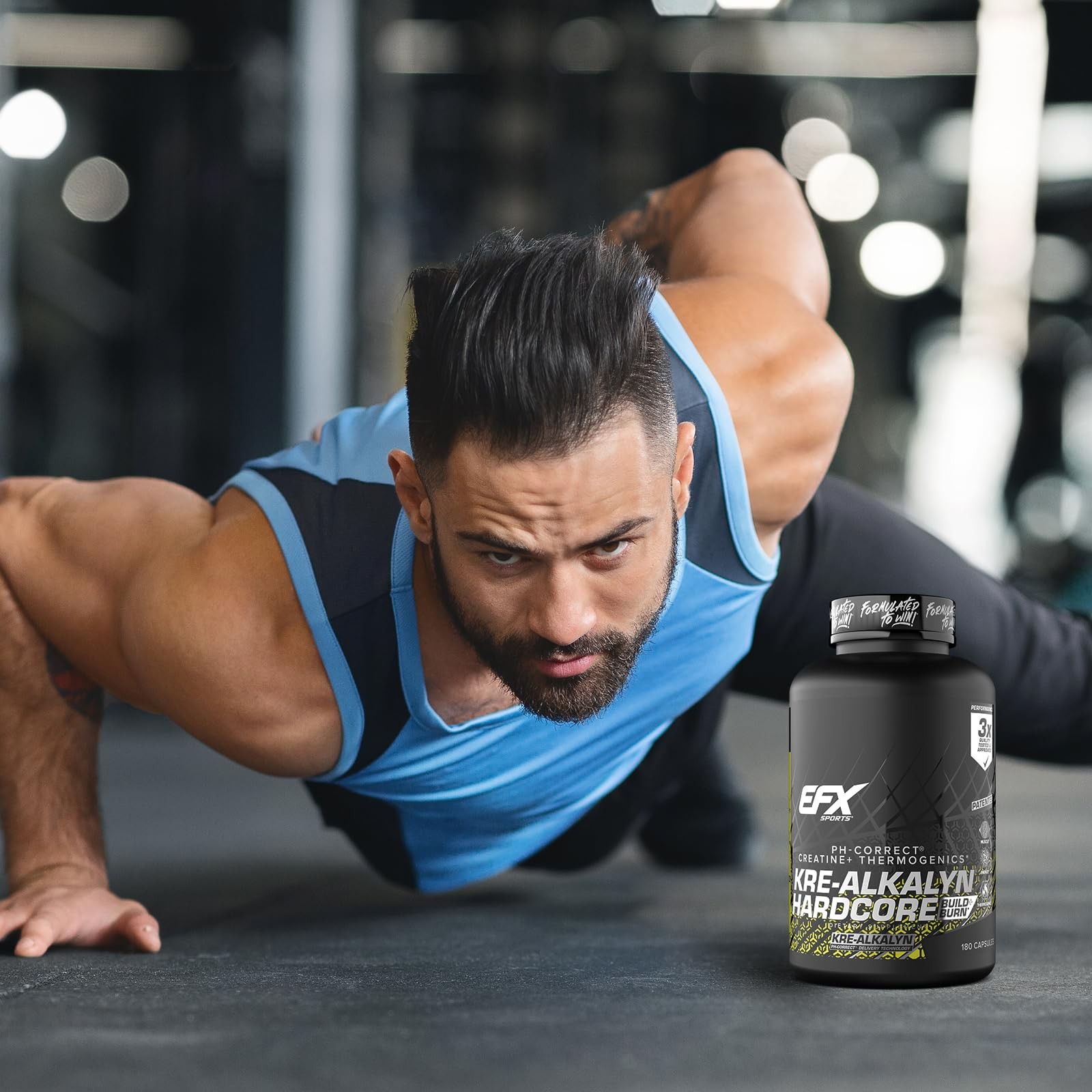 EFX Sports Kre-Alkalyn Hardcore | Thermogenic pH Correct Creatine Monohydrate…