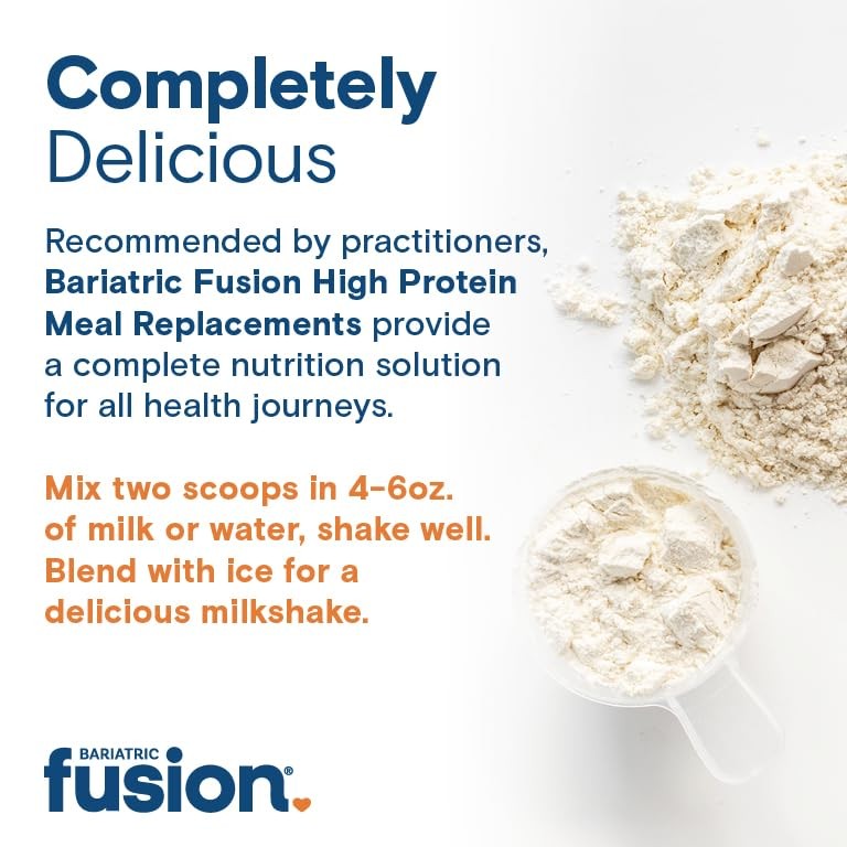 Bariatric Fusion Strawberry Banana Meal Replacement 27g Protein Powder, 21 Se…
