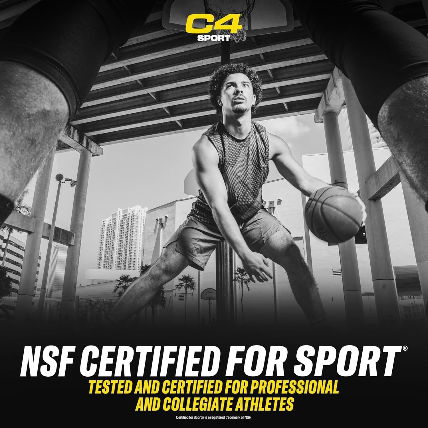 C4 Sport Pre Workout Powder – NSF Certified, 30 Servings, Fruit Punch Flavor