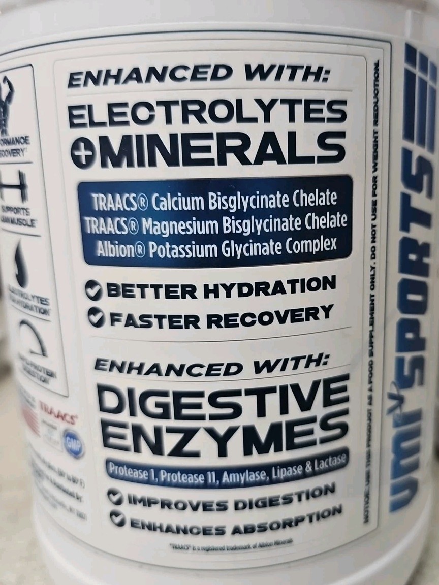 LOT OF 2 VMI Sports® ProtoLyte® 100% Whey Protein Isolate Chocolate Fudge Cookie