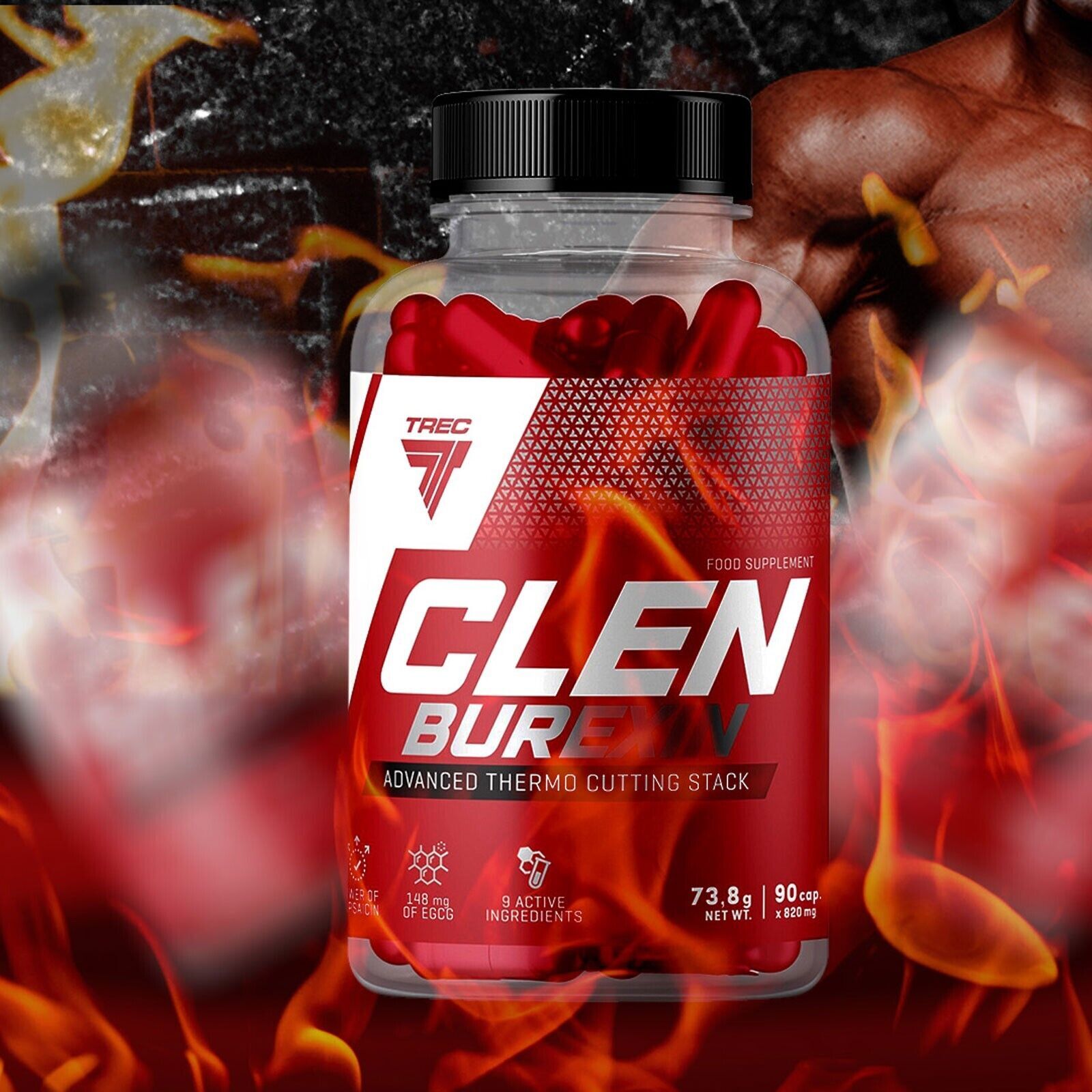 TREC NUTRITION CLENBUREXIN – Legendary Thermogenic Fat Burner – Weight Loss