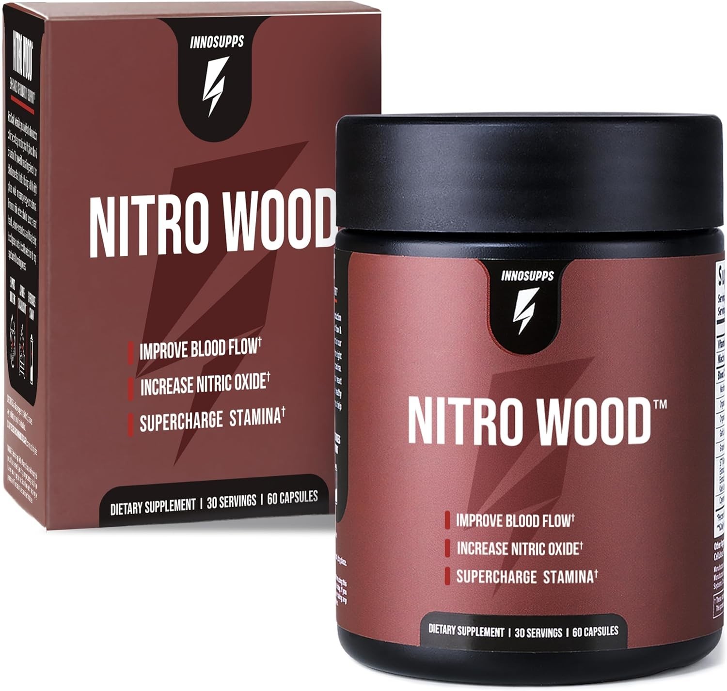 InnoSupps Nitro Wood – Nitric Oxide Booster for Men