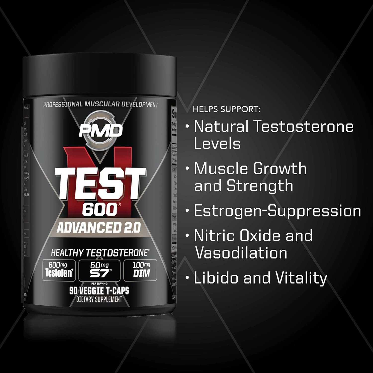 PMD N-Test 600 Advanced 2.0 (90 Veggie Caps) EXP: 12/2026