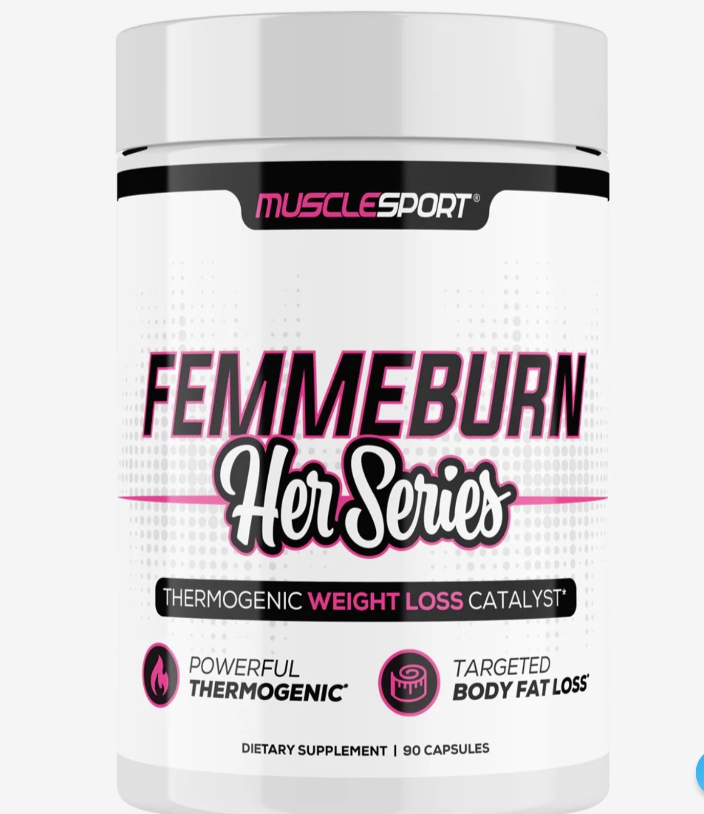MuscleSport FEMMEBURN HER SERIESThermo Fat Burner 90 Caps(30 Serv) BEST BY 10/26
