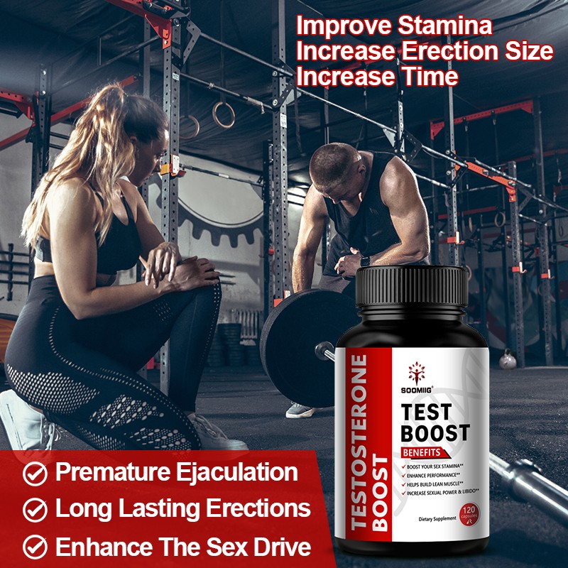TEST BOOST Max Men Testosterone Strength Build Muscle Power Sex bOOst, 120 CAPS