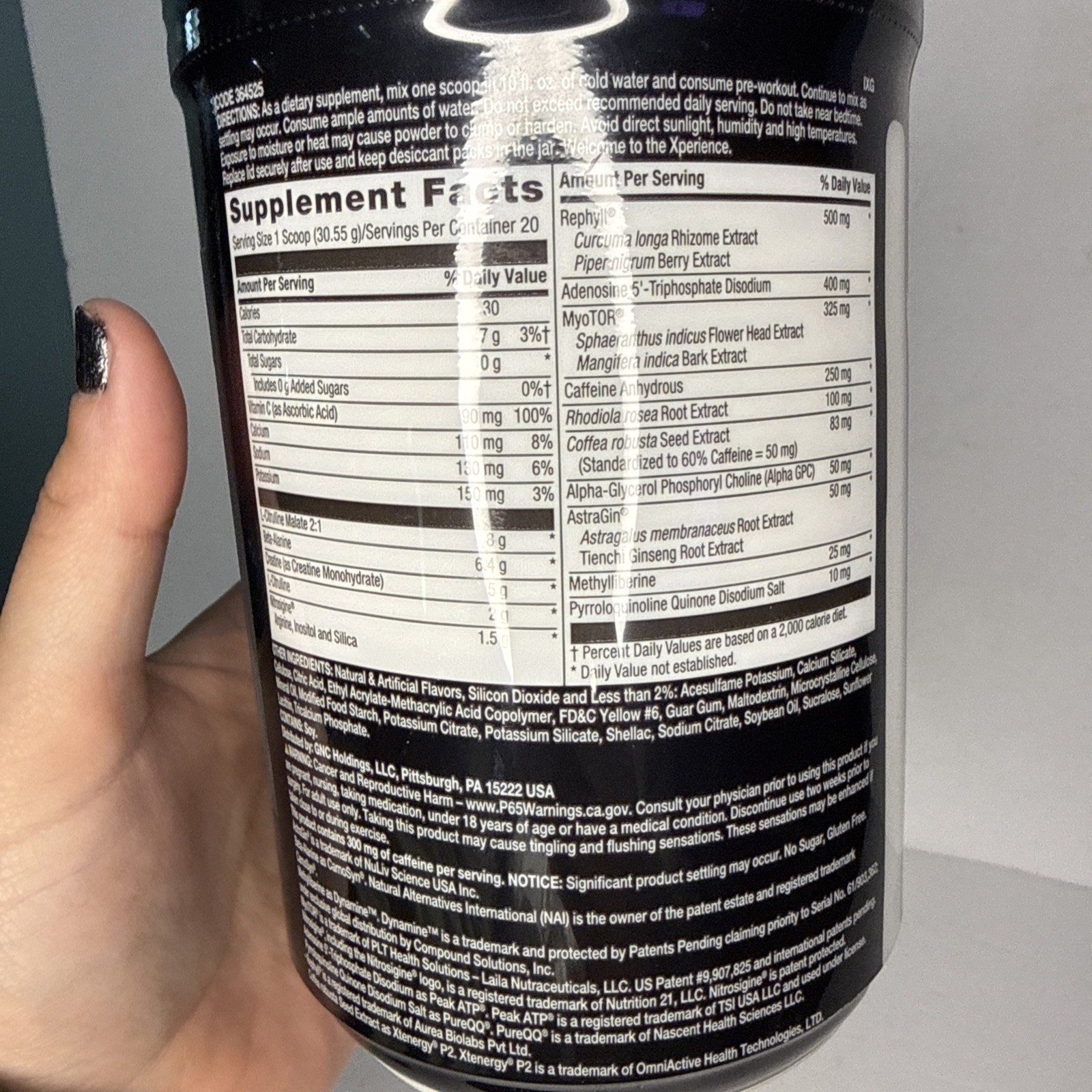 BEYOND RAW Concept X Pre Workout Powder 20 Servings Energy Strength Endurance