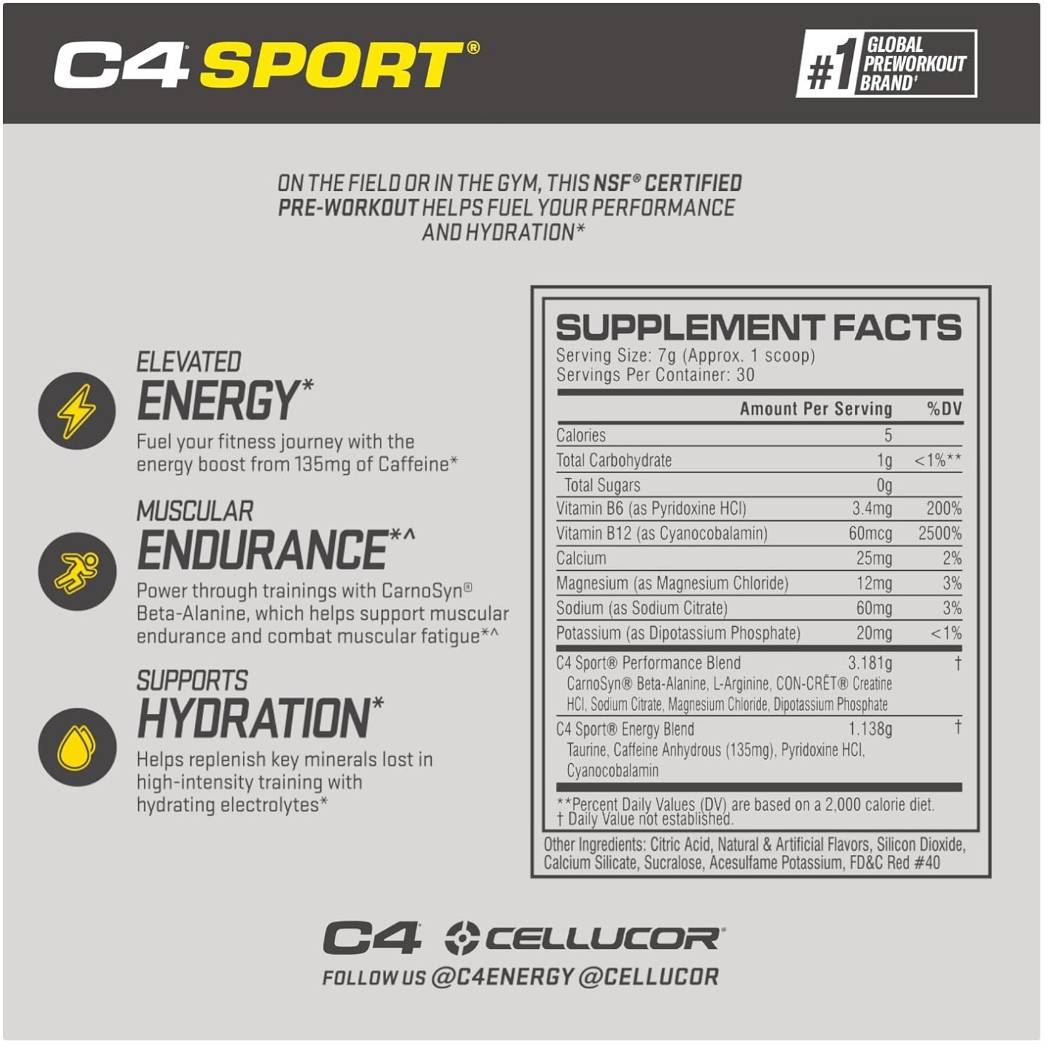 Pre Workout Powder for Men & Women – Build Muscle & Strength//
