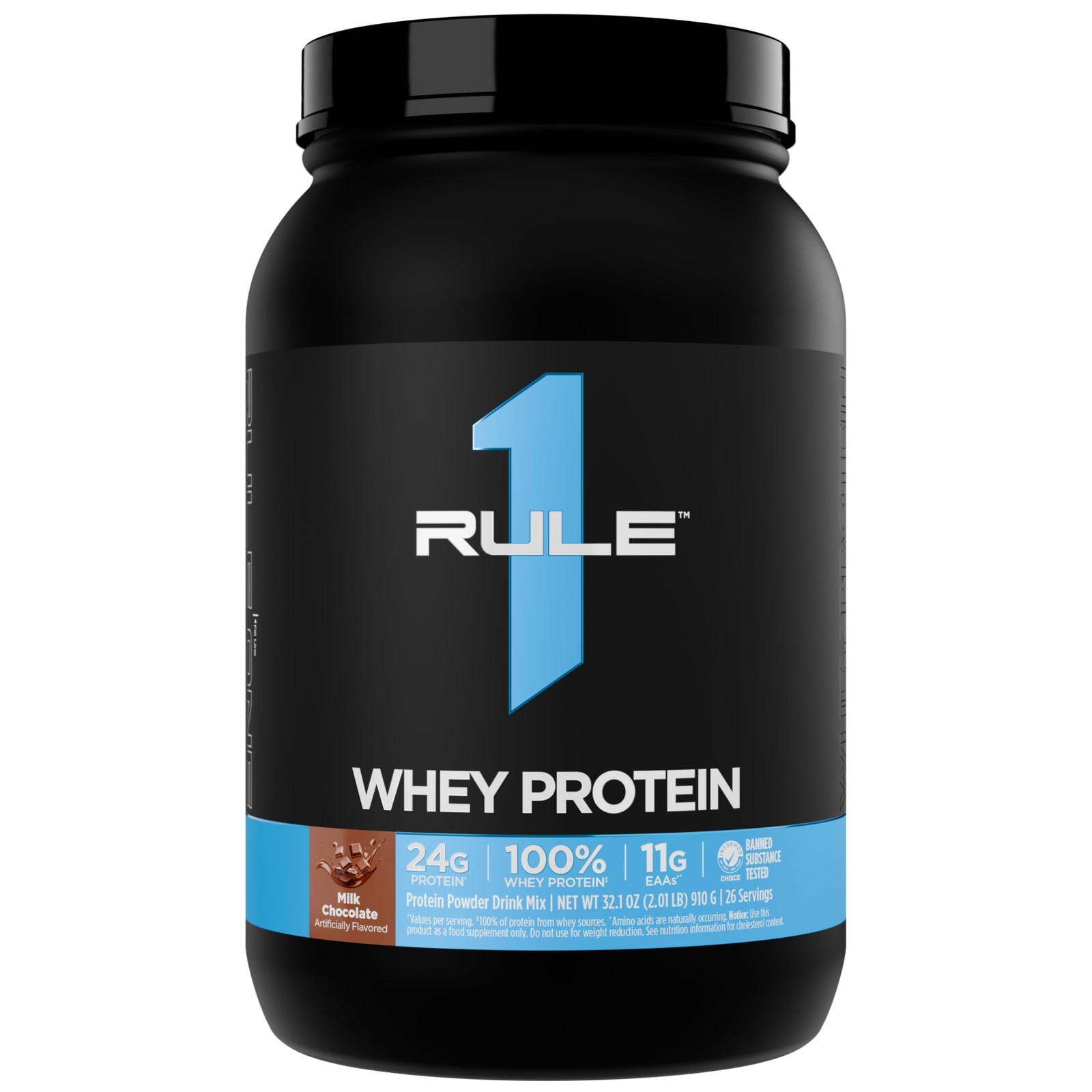 Rule 1 Whey Protein – 24g FastActing Protein from AllWhey Sources with Natura…