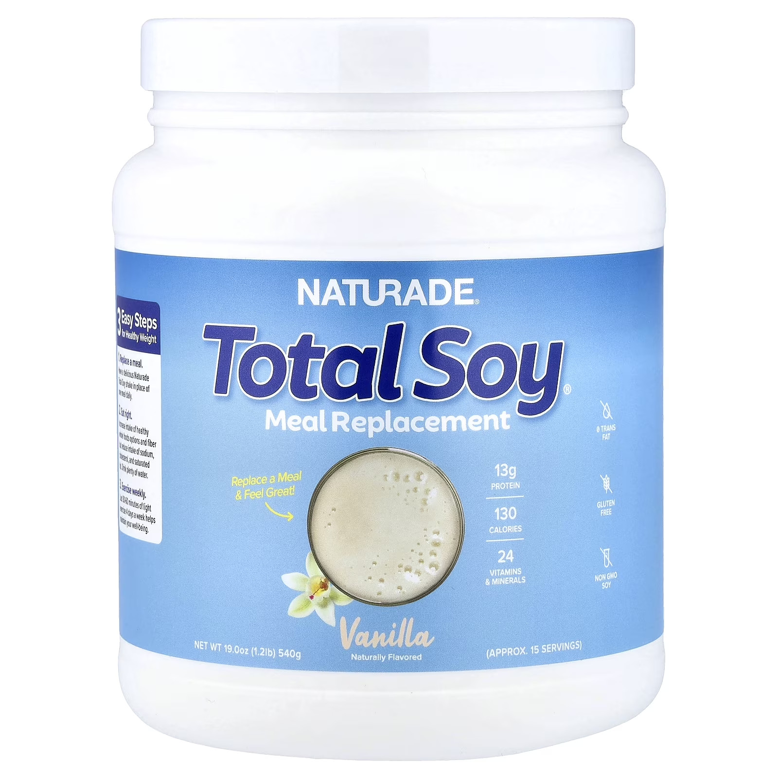 Naturade Total Soy Vanilla Shake, 19.1 Oz.