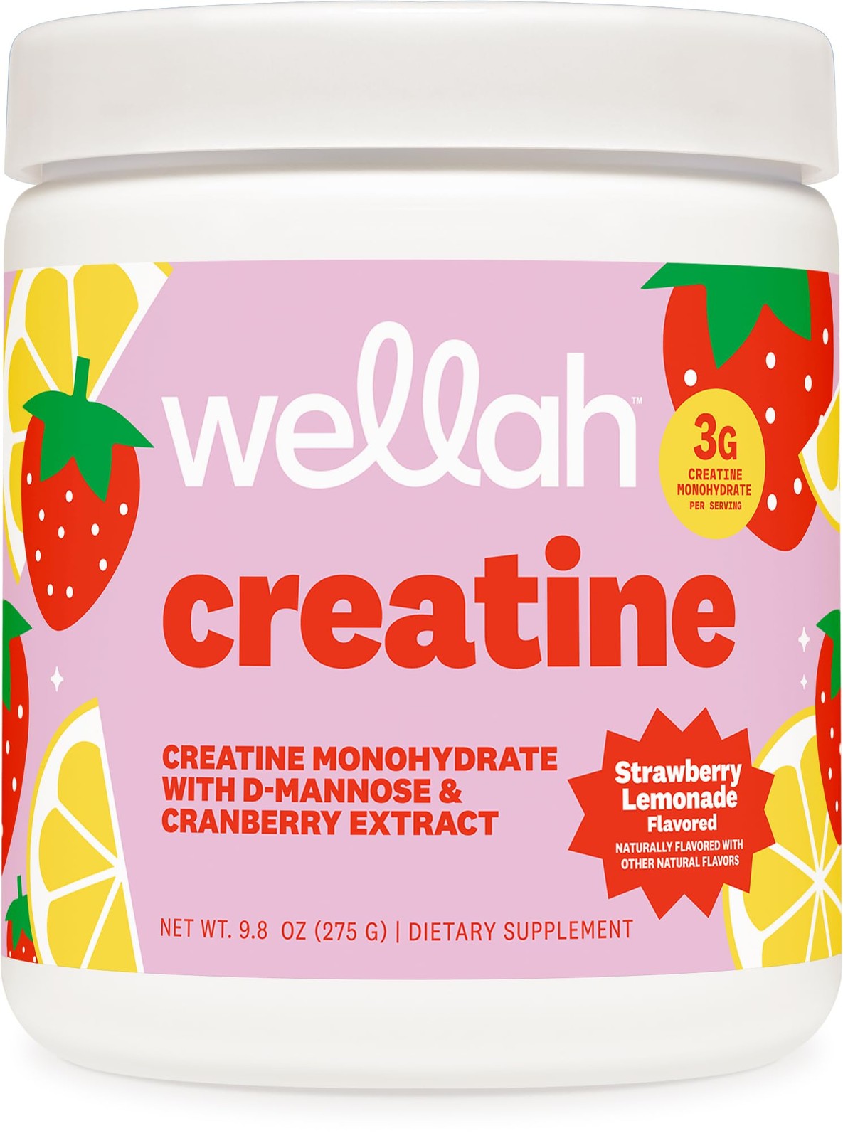Creatine for Women (Strawberry Lemonade) 50 Servings