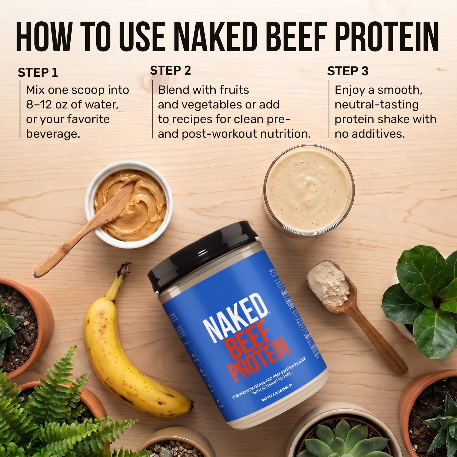 Naked – Fed European Bones 21G Amino Acids Dairy No Artificial