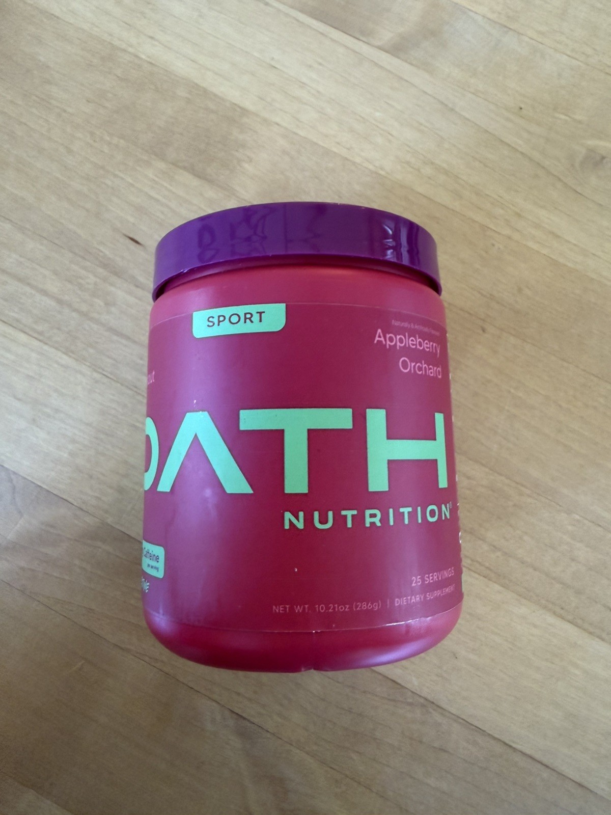 Oath Pre-Workout Sport Appleberry Orchard 25 servings Best by: 7/20/2026