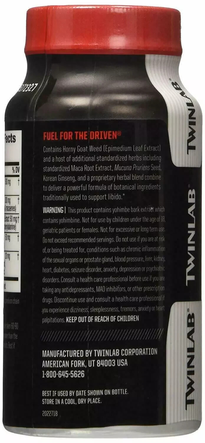 TwinLab HORNY GOAT WEED 60 capsules | ***FREE SHIPPING***