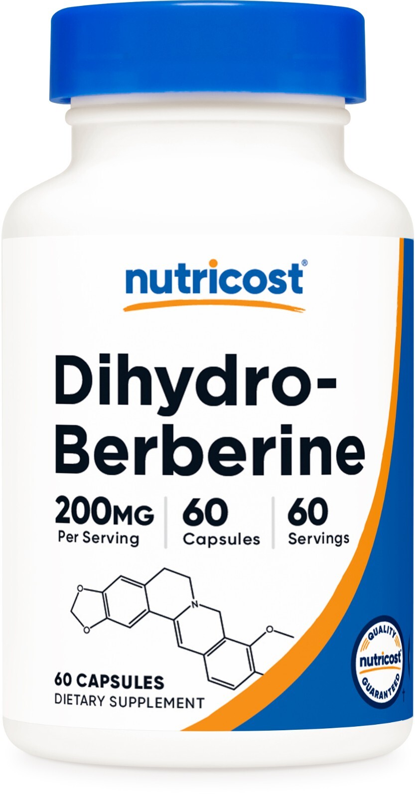 Nutricost Dihydroberberine Capsules (200mg, 60 Capsules) – Vegan, Gluten Free