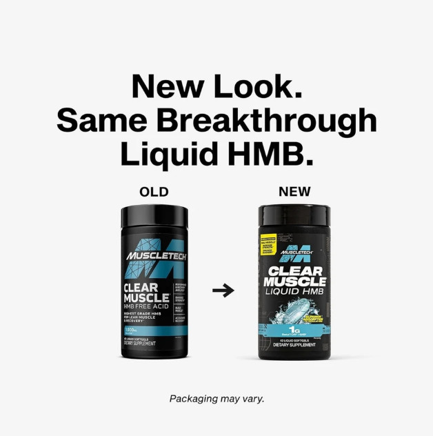Muscletech HMB Supplements 1000mg, Clear Muscle (42 Liquid Softgels) – Highest G