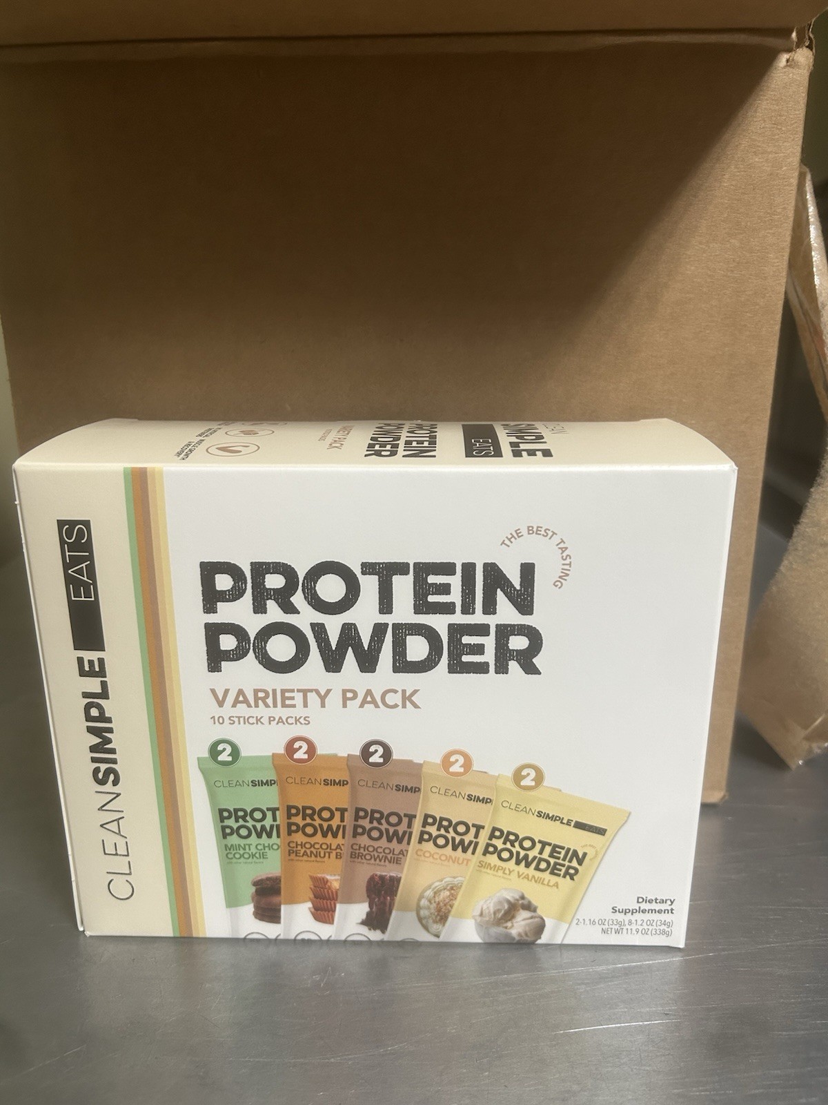 Whey Isolate Protein Powder, Variety Pack, Naturally Sweetened, Zero Added Sugar