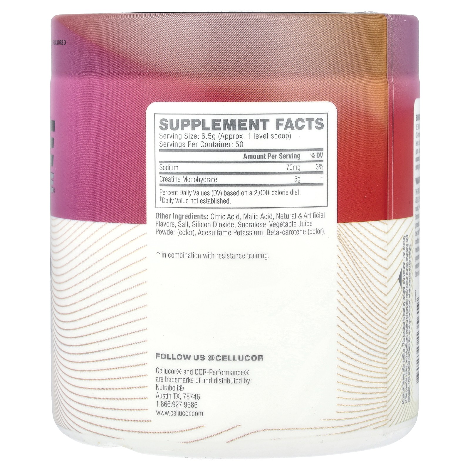 Creatine COR-Performance®, Fruit Punch, 11.5 oz (325 g)