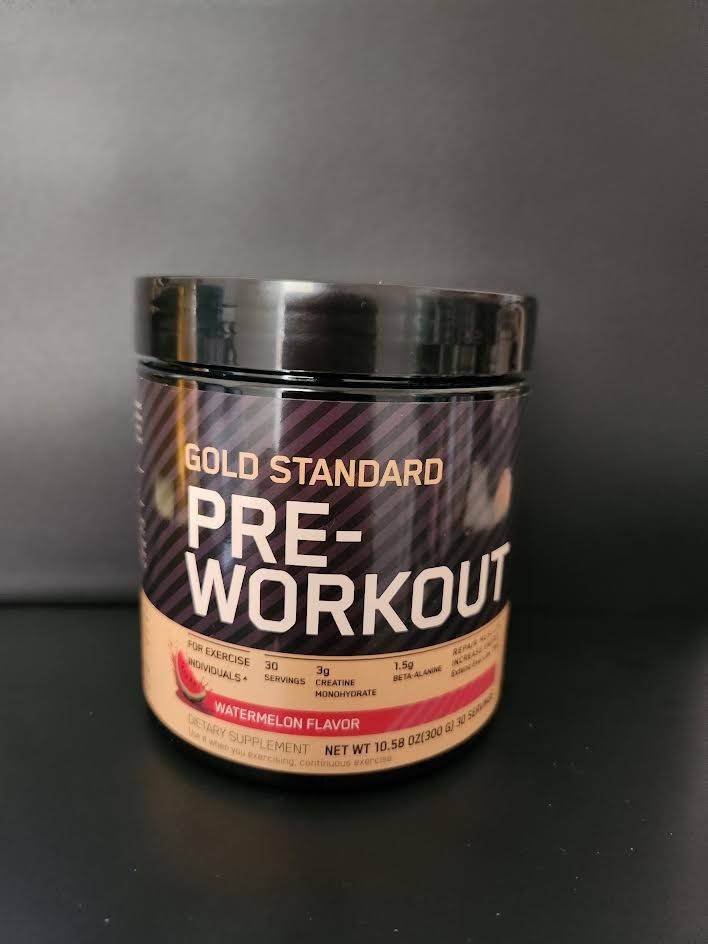 Gold Standard Pre -workout powder, Water Melon, Strawberry and Blueberry