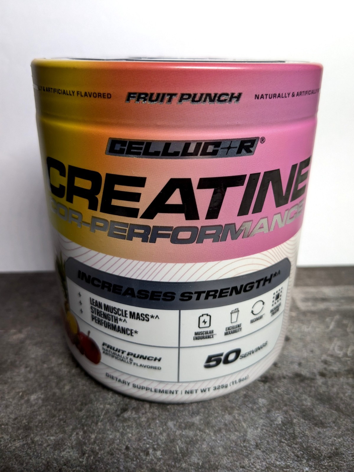 Cellucor Creatine Fruit Punch Powder COR-Performance® 50 Servings 11.5 oz /325 g