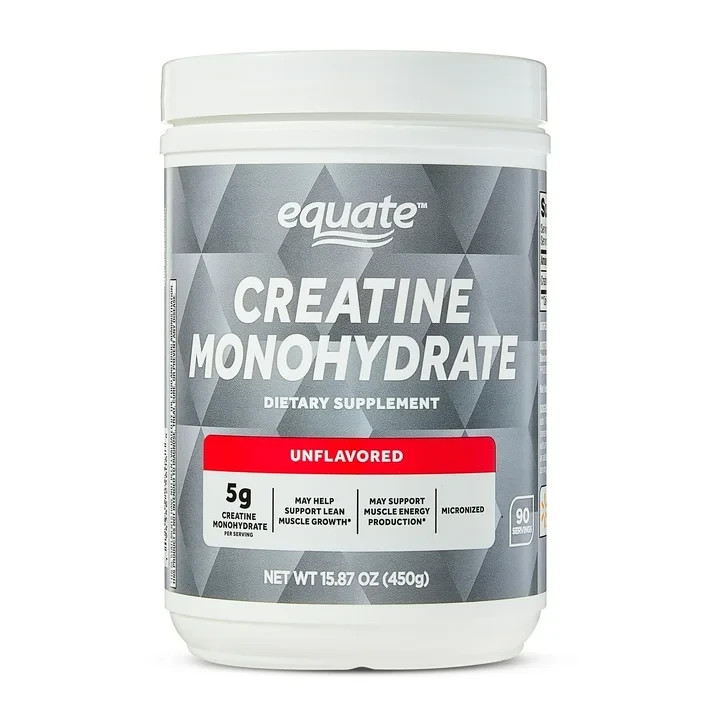 Equate Creatine Monohydrate Powder 5g Unflavored Fitness Supplement 15.87 oz