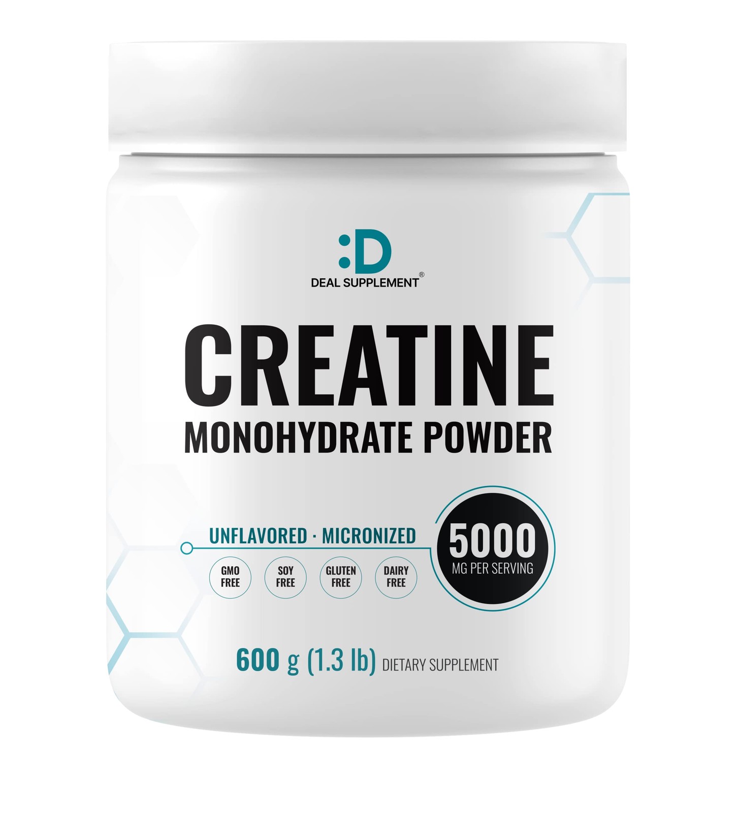 Instant Creatine Monohydrate Powder, 5g Per Serving – 21.2 Ounce (Pack of 1)