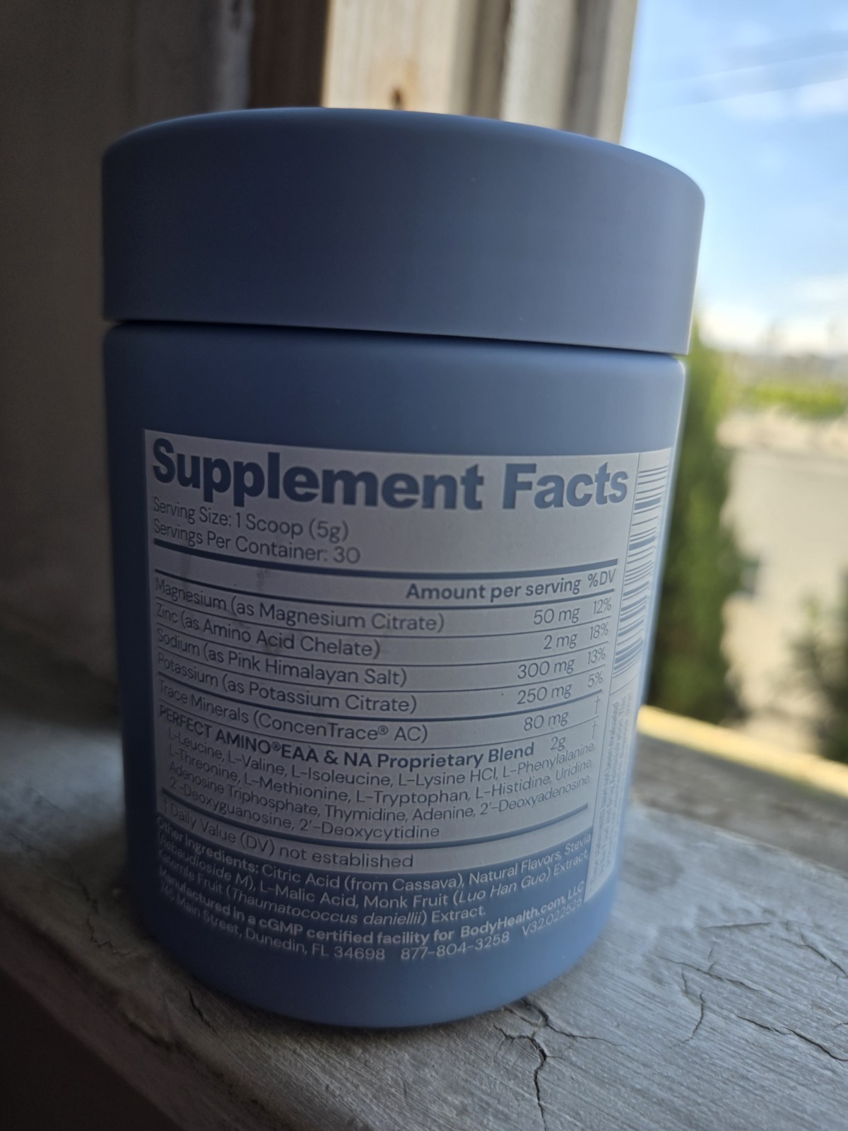 BodyHealth Perfect Amino Electrolytes Mixed Berry 30 Servings 5.3oz Exp 10/27