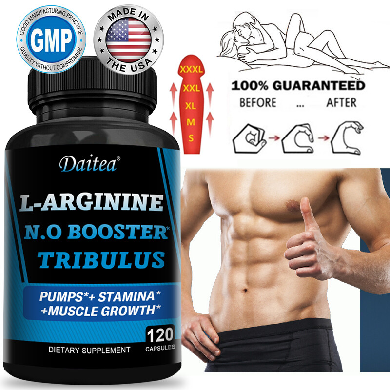 Nitric Oxide Booster w/ L-Arginine 1610mg Highest Potency Muscle Pump Supplement