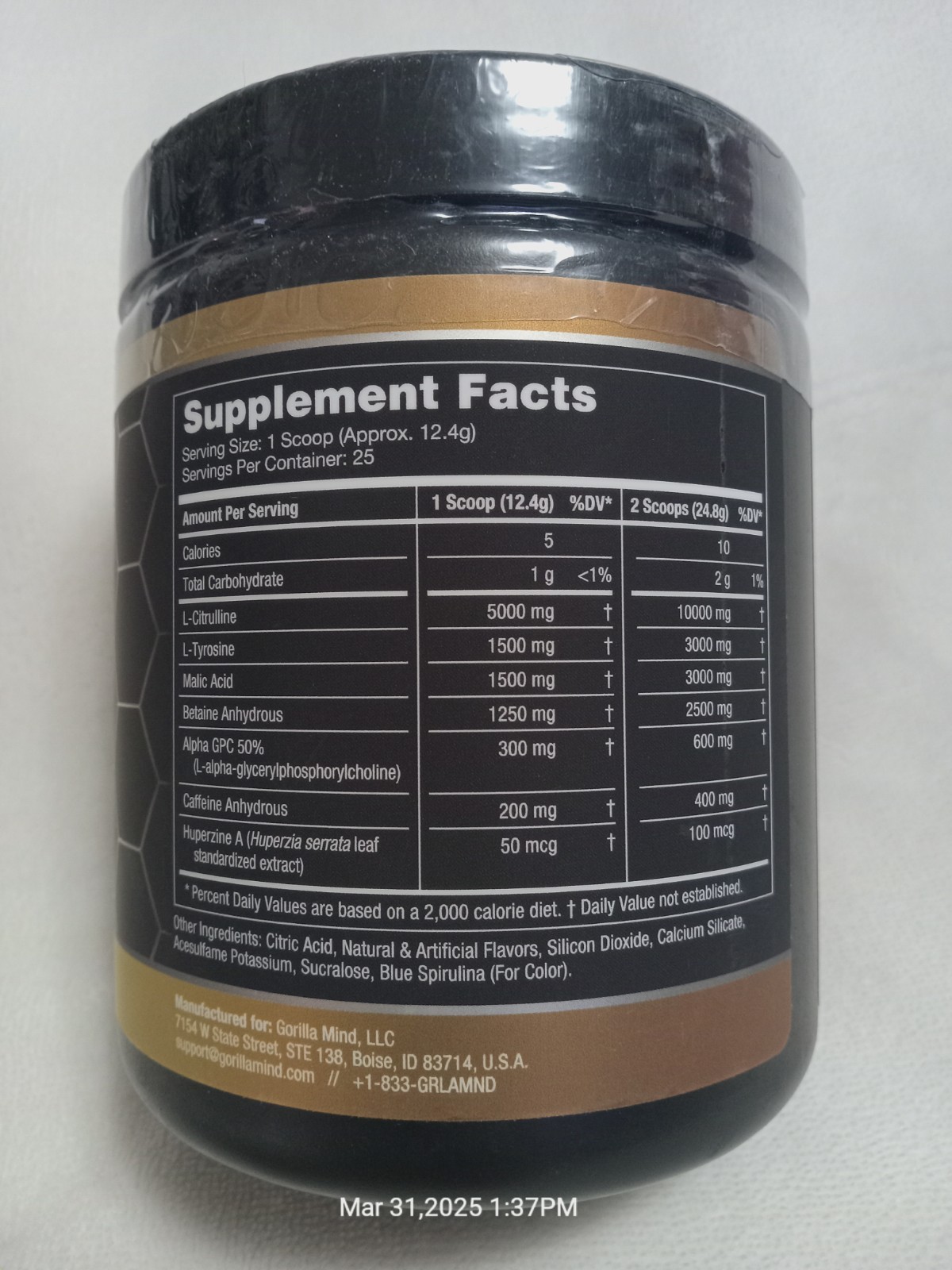 Gorilla Mode Base Pre Workout – Bombsicle 25 Servings BODYBILILDING TRAINING