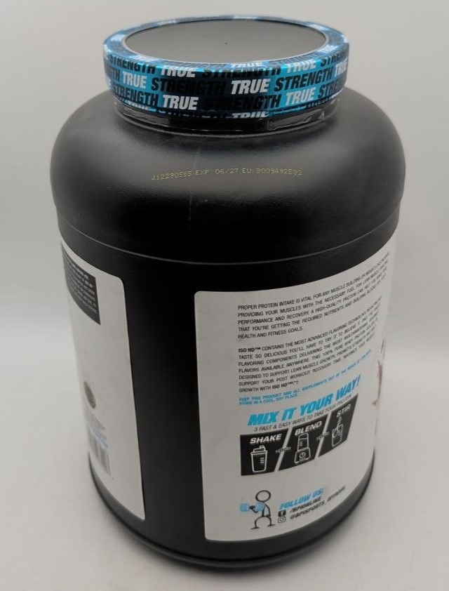 BPI Sports ISO HD Pure Isolate Protein Chocolate Brownie 4.9 Lbs 69 Servings